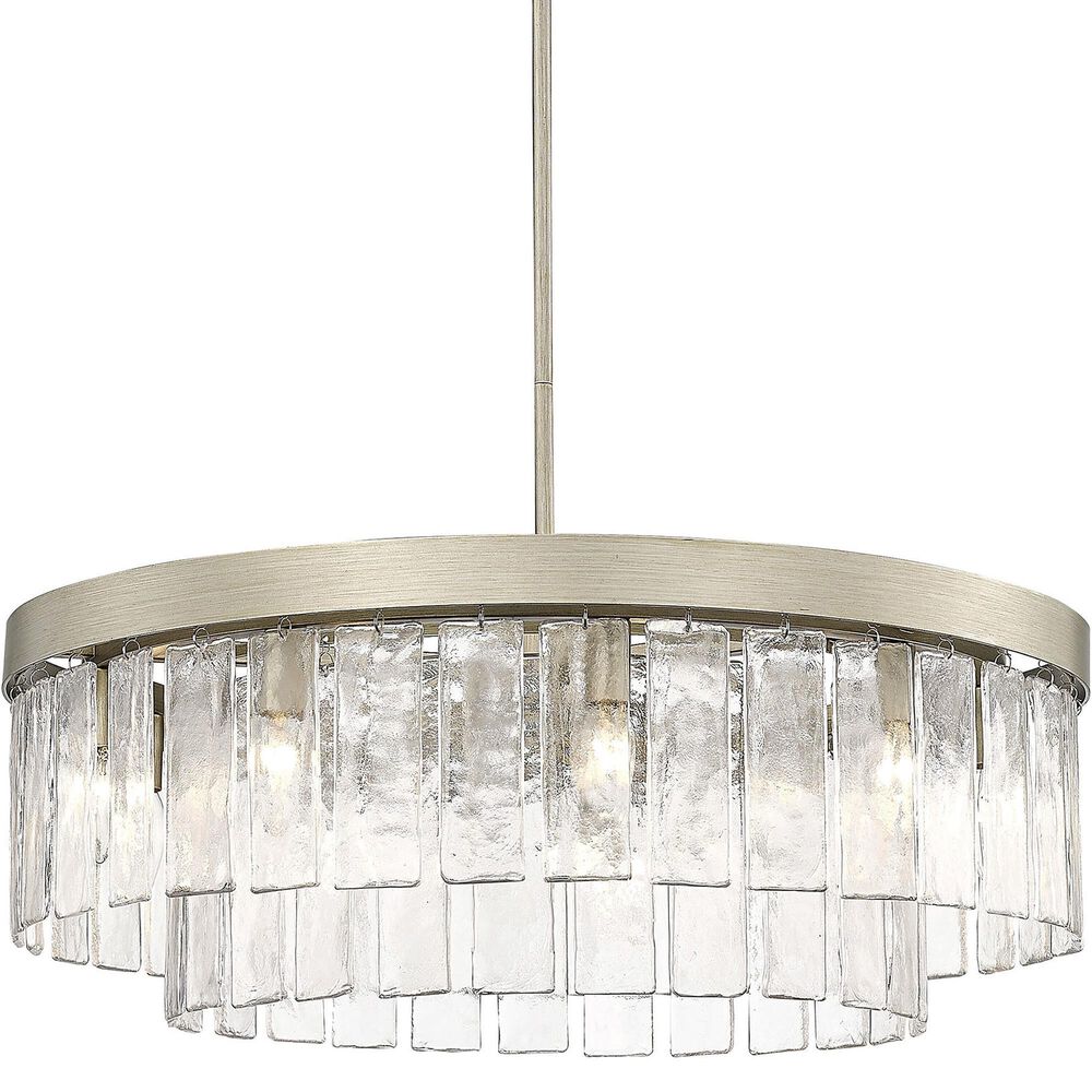 Golden Lighting Ciara 9-Light Chandelier in White Gold, , large
