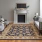 Feizy Rugs Wagner Navy and Beige 5" x 8" Area Rug, , large