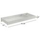 Oxford Baby Weston Changing Topper in Vintage White, , large