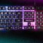 Enhance Voltaic 2 Mechanical-Feel Gaming Keyboard in Black and Clear, , large