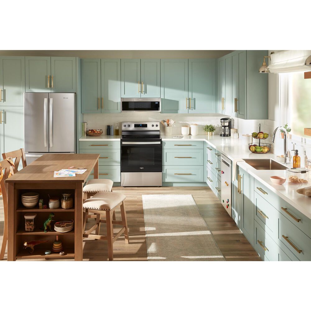 Whirlpool 5.3 Cu. Ft. Electric Range with No Preheat Mode in Stainless Steel, , large