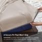 Bedgear Hyper-Cotton 4-Piece Split Head Queen Sheet Set in Medium Beige, , large