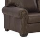 Ashley Colleton Stationary Sofa and Rocker Recliner Set in Dark Brown, , large