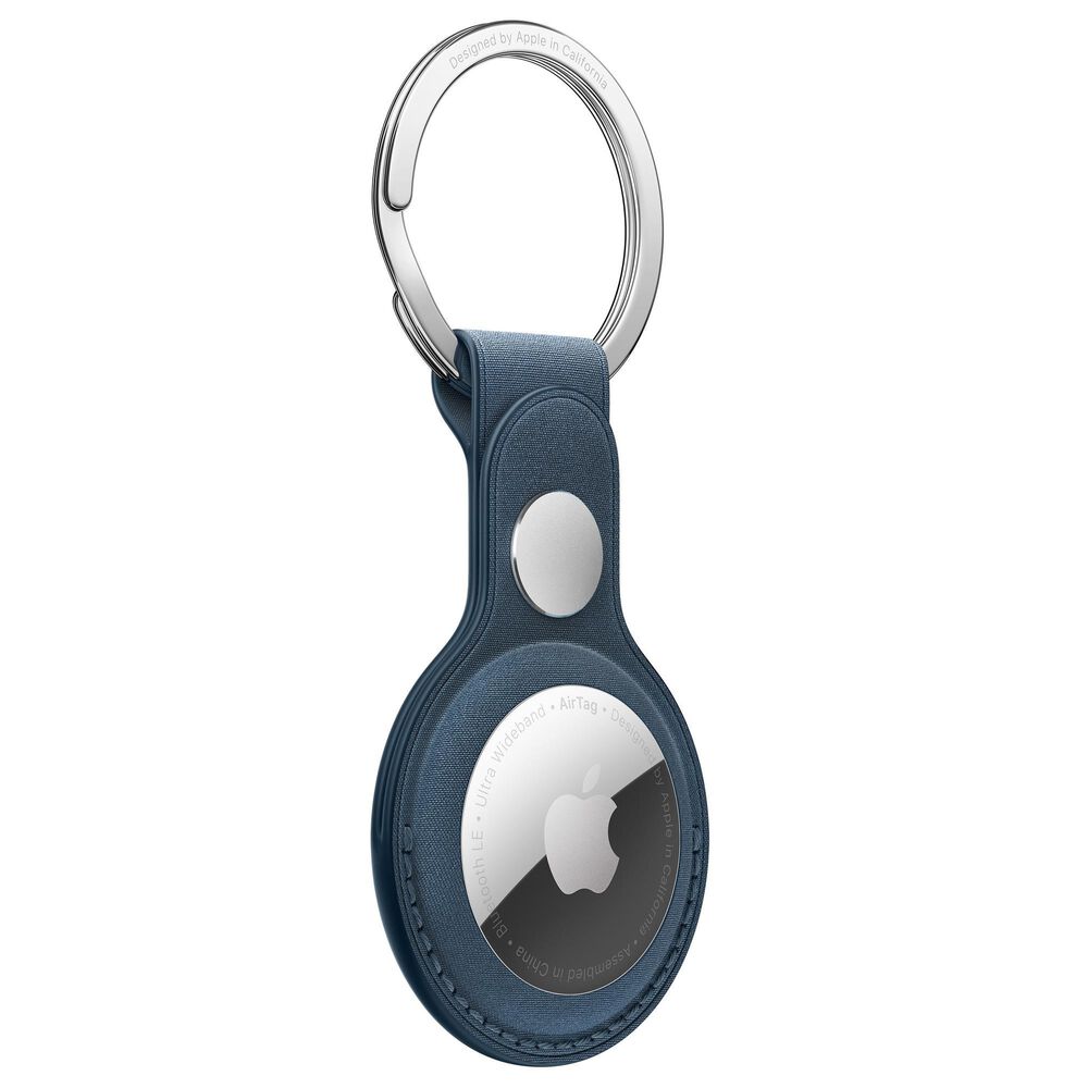 Apple AirTag FineWoven Key Ring - Pacific Blue, , large