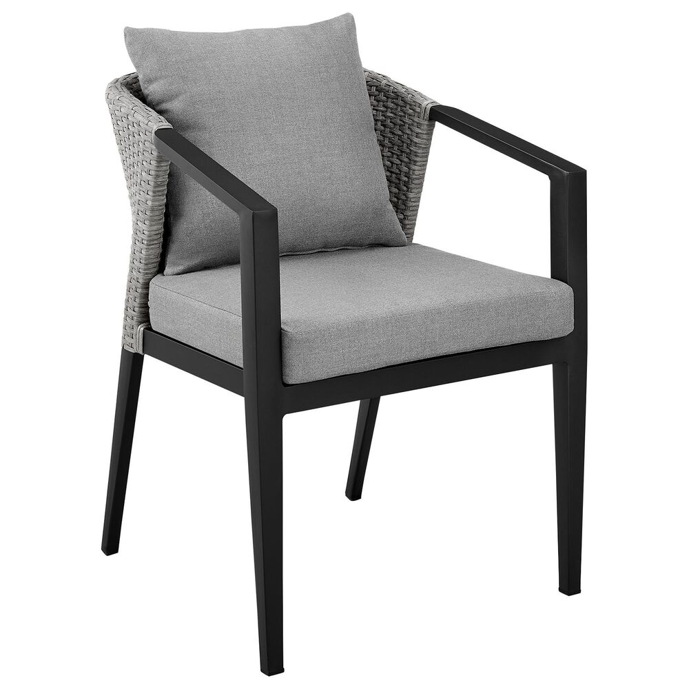 Blue River Aileen 7-Piece Patio Dining Table Set in Black and Grey, , large