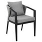 Blue River Aileen 7-Piece Patio Dining Table Set in Black and Grey, , large