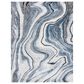 Safavieh Craft CFT819M 8" x 10" Blue and Grey Area Rug, , large