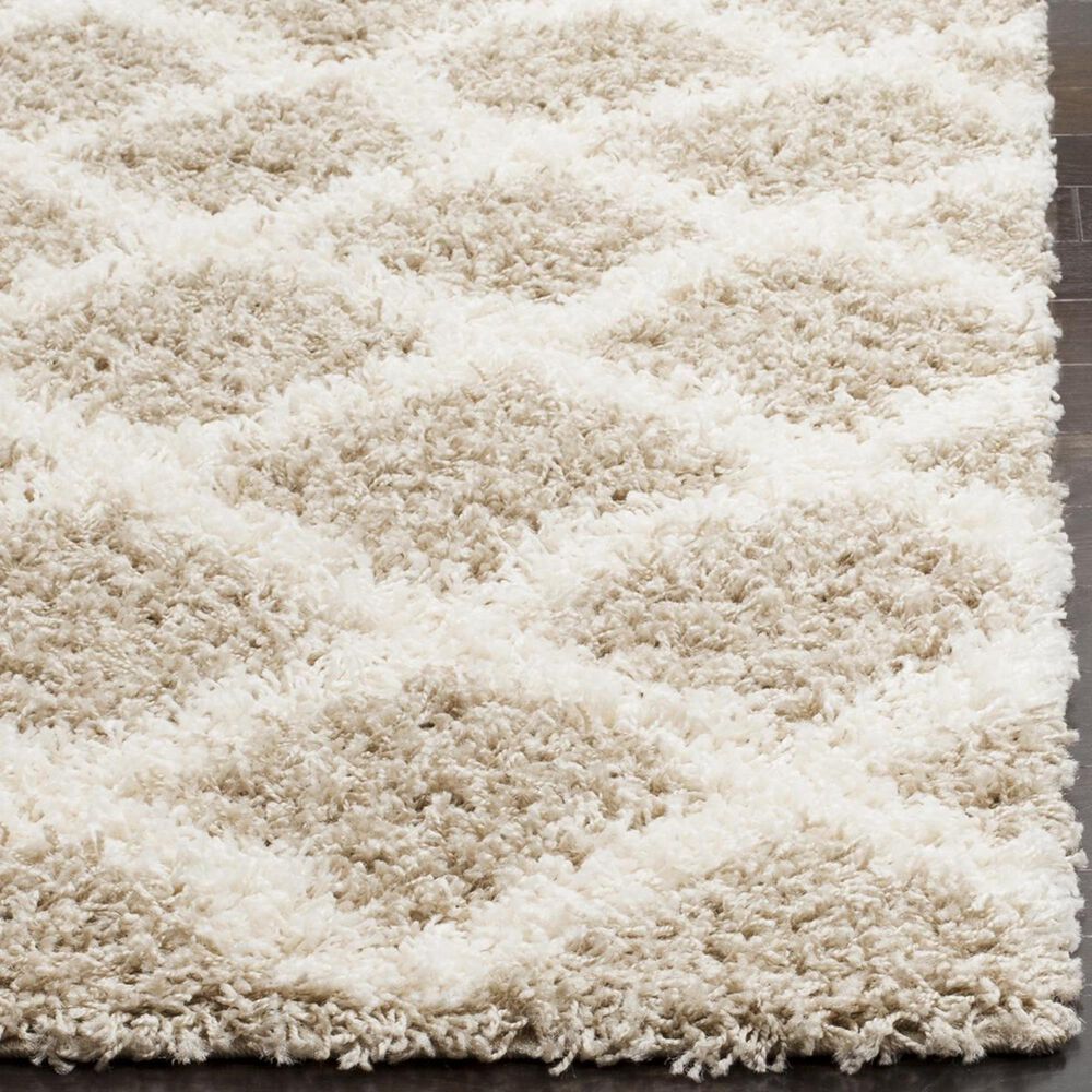 Safavieh Dallas Shag SGD258D-28 2&#39;3&quot; x 8&#39; Beige/Ivory Runner, , large