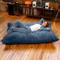 Jaxx 5.5" Pillow Bean Bag Pillow in Navy, , large
