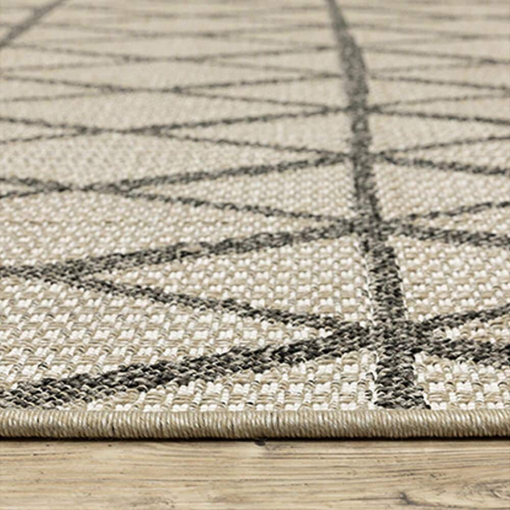 Oriental Weavers Gillian 1331V 3&#39;3&quot; x 5&#39; Beige Area Rug, , large
