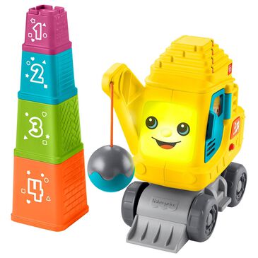 Fisher Price Count and Stack Crane, , large