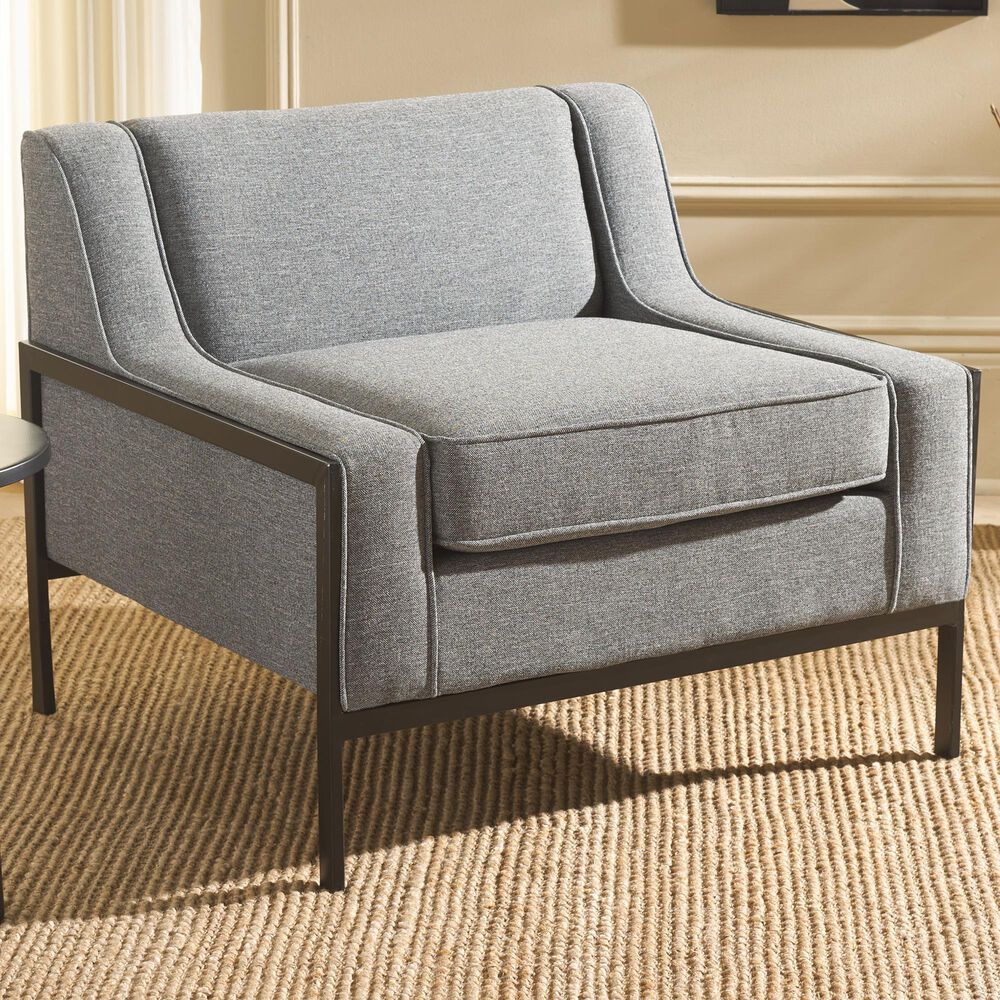 Safavieh Somerled Accent Chair in Grey, , large