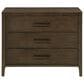 Linden Boulevard Wexler 3-Drawer Accent Chest in Espresso, , large