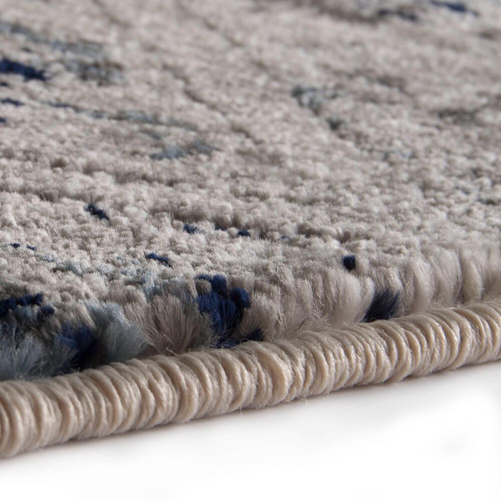 Central Oriental Corso Braddyville 6&#39;6&quot; x 9&#39;6&quot; Tan and Blue Area Rug, , large