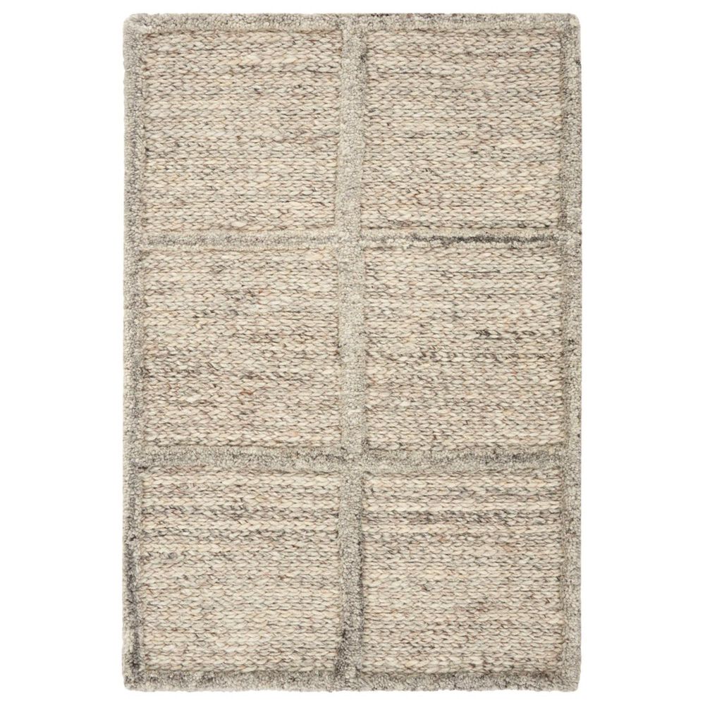 Nourison Pure Framework Silver 2" x 3" Area Rug, , large