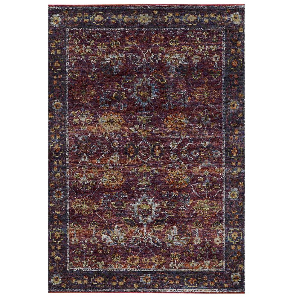 Oriental Weavers Andorra 7153A 10" x 13"2" Red and Purple Area Rug, , large