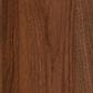 HOMLUX 6-Hook Hall Tree with 2-Rattan Doors in Walnut, , large