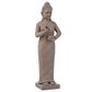 Alfresco Home Standing Thai Buddha Patio Statue in Grey, , large
