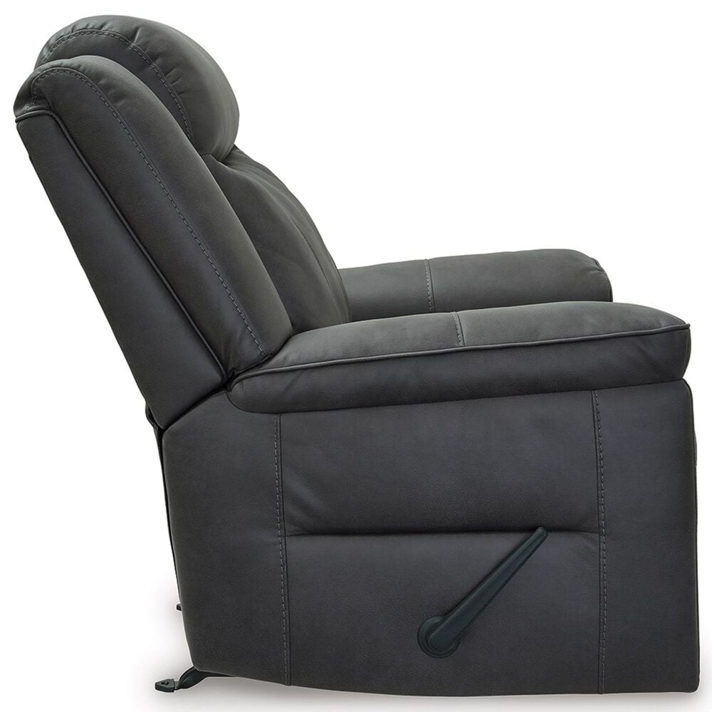 Ashley Status Check Manual Rocker Recliner in Shadow, , large