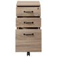 Valor Living Ace 3-Drawer Mobile File in River Oak, , large