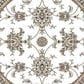 Radici USA Pisa 1780 7"10" Round Bone Area Rug, , large