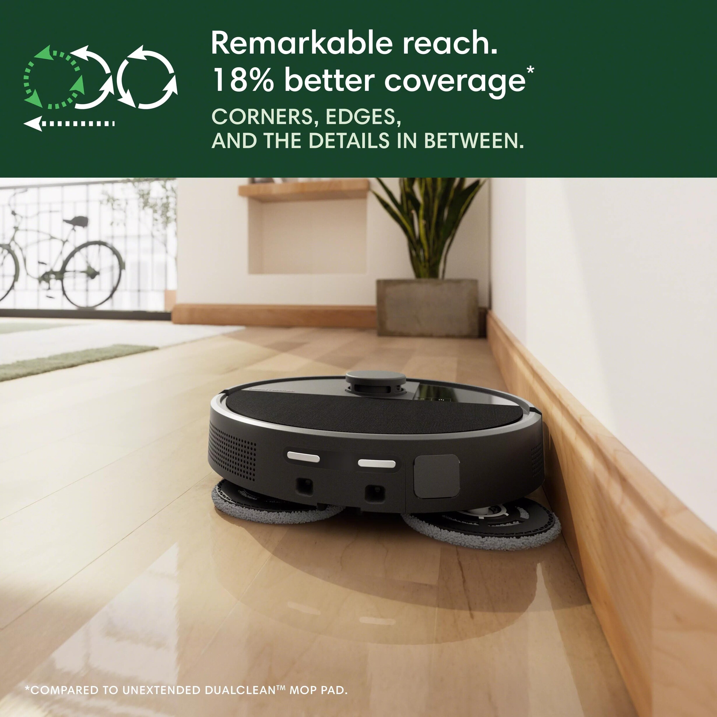 iRobot Roomba Plus 505 Combo Robot Vacuum with AutoWash Dock in Black