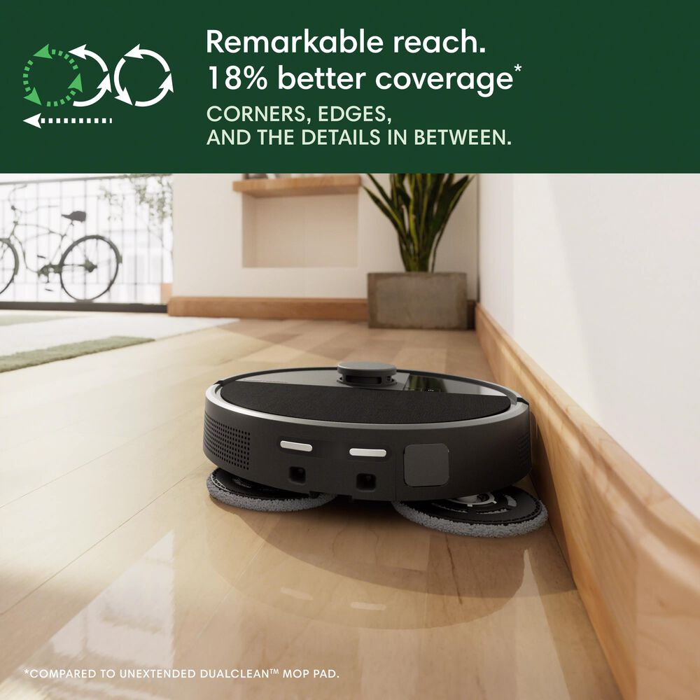 iRobot Roomba Plus 505 Combo Robot Vacuum with AutoWash Dock in Black, , large