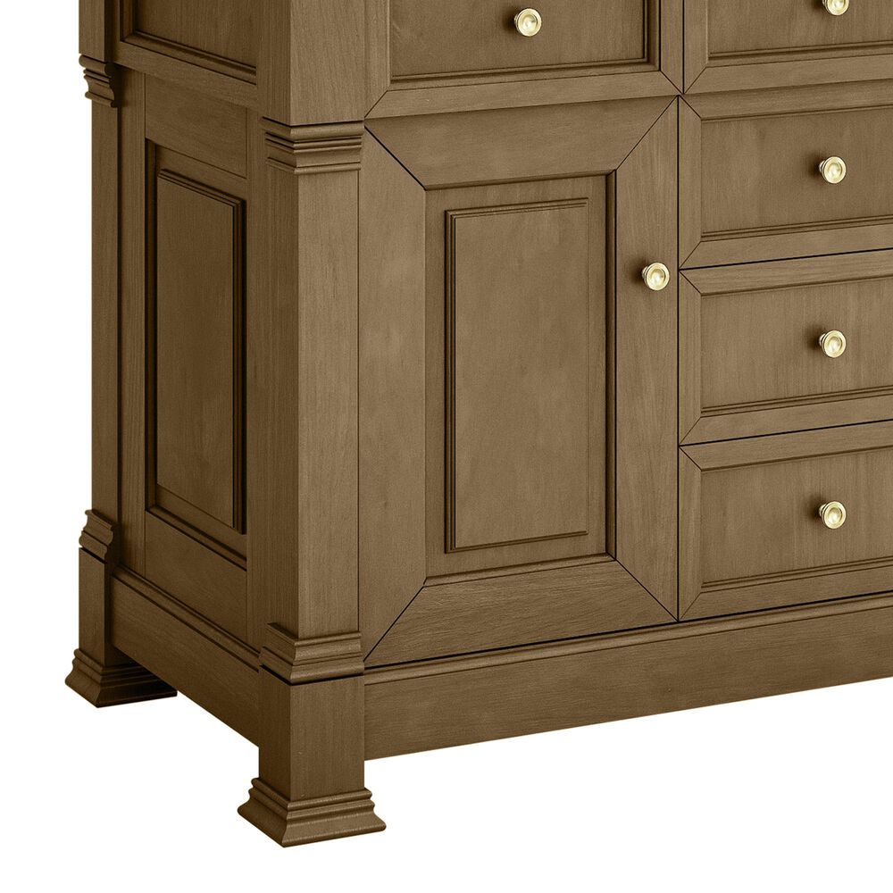 James Martin Vanities Brookfield 36&quot; Single Bathroom Vanity Cabinet in Honey Oak, , large