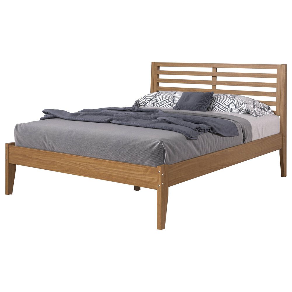 Forest Grove Roan Queen Platform Bed in Urban Oak, , large