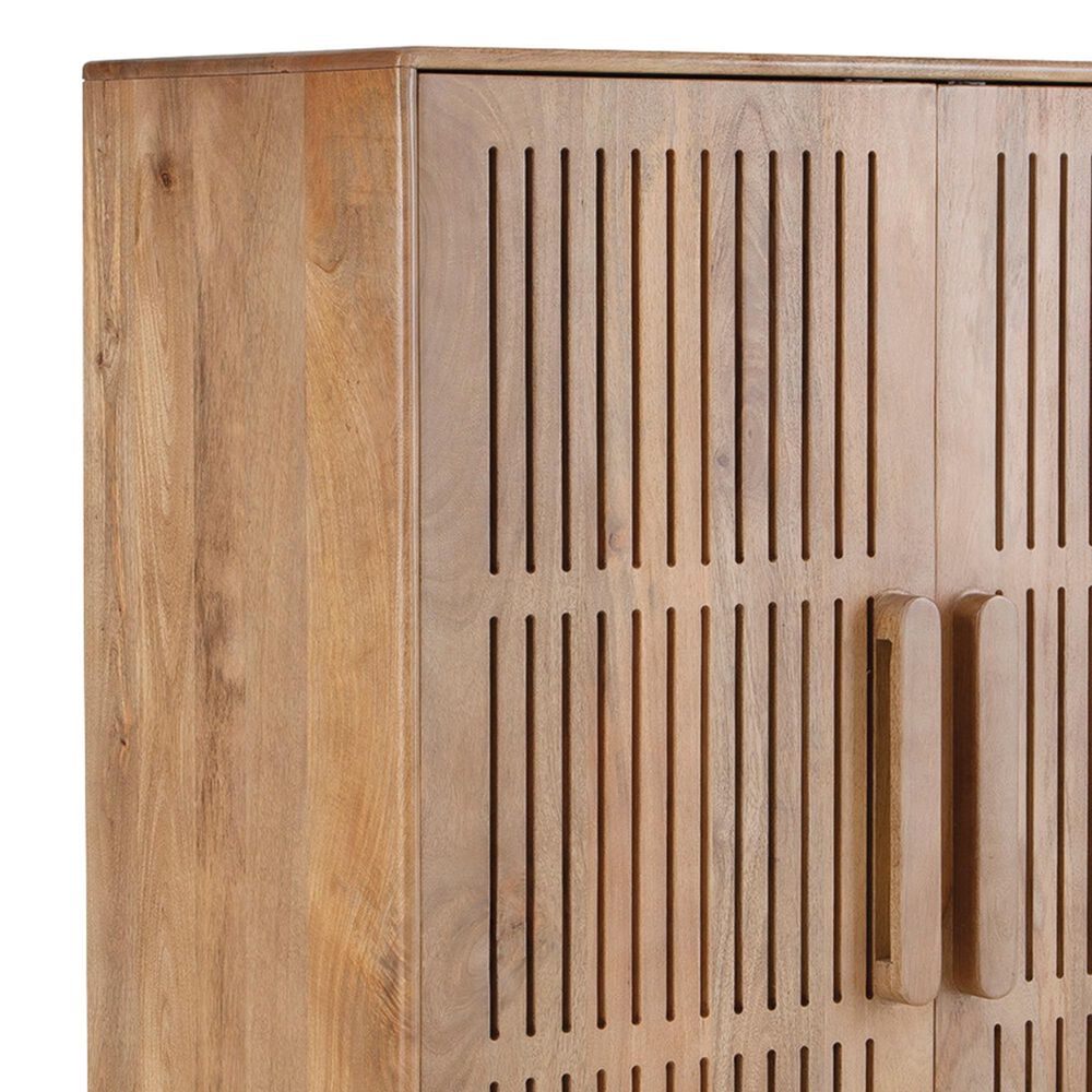 Ashley Pellamour Bar Cabinet in Natural Brown, , large
