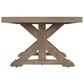 Ashley Beachcroft Patio Rectangular Cocktail Table in Beige, , large