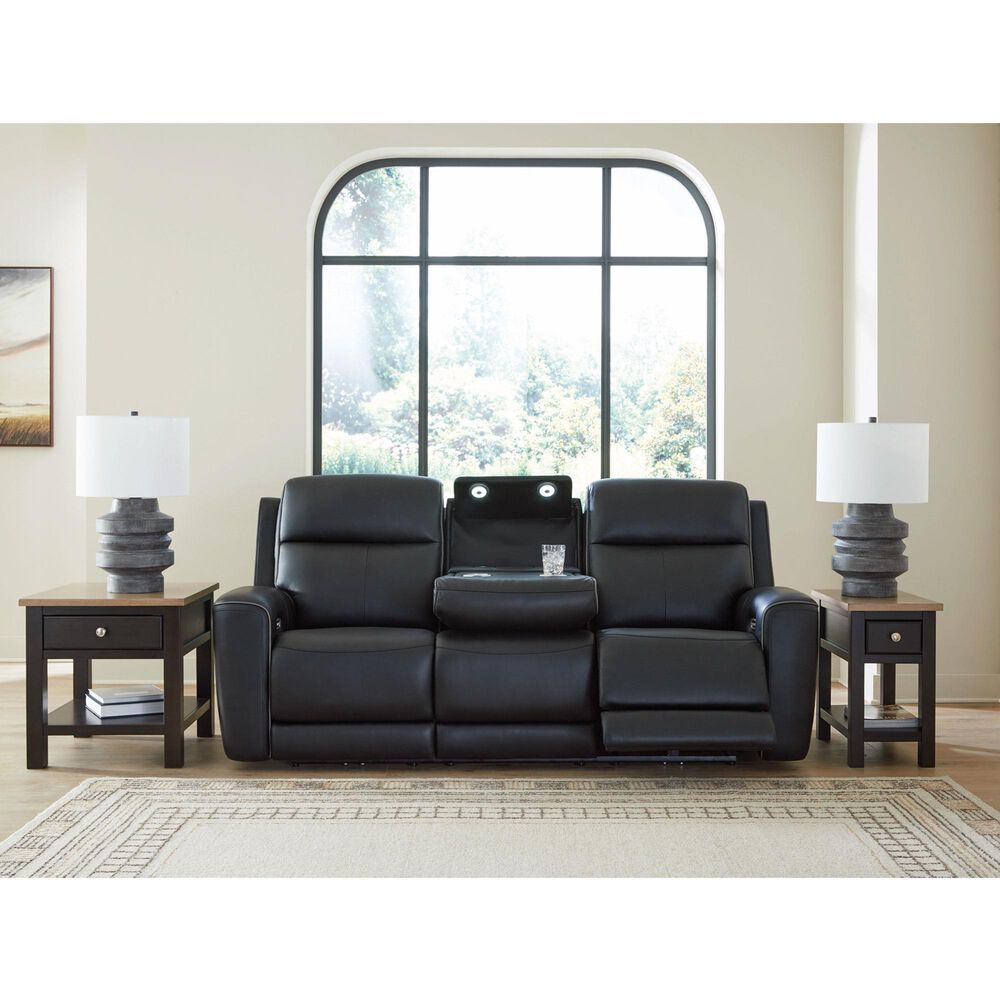Ashley 5Z-Comfort Power Reclining Sofa in Onyx, , large
