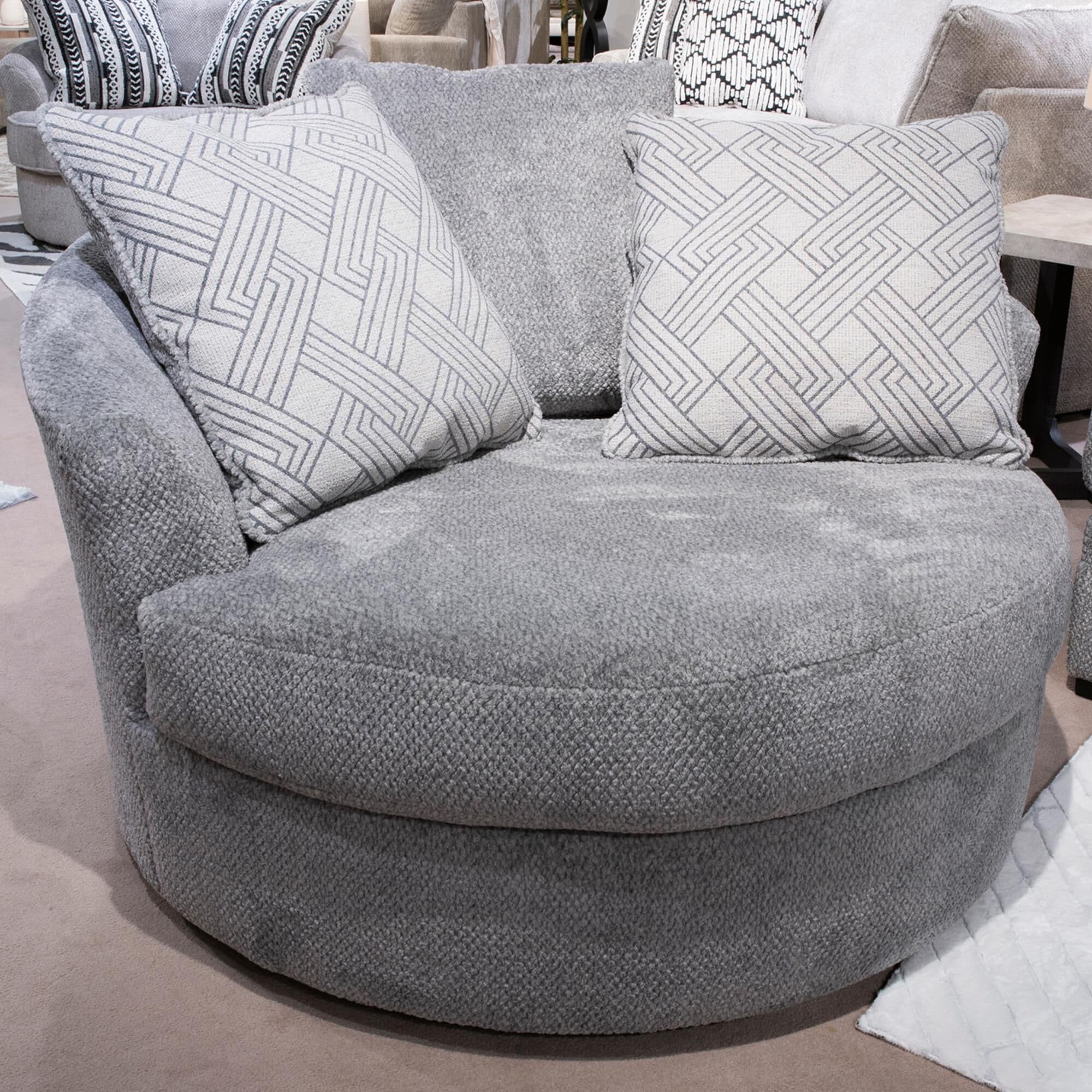 Signature Design by Ashley Casselbury Oversized Swivel Chair in