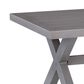 Ashley Half Moon Beach Rectangular Cocktail Table in Gray, , large