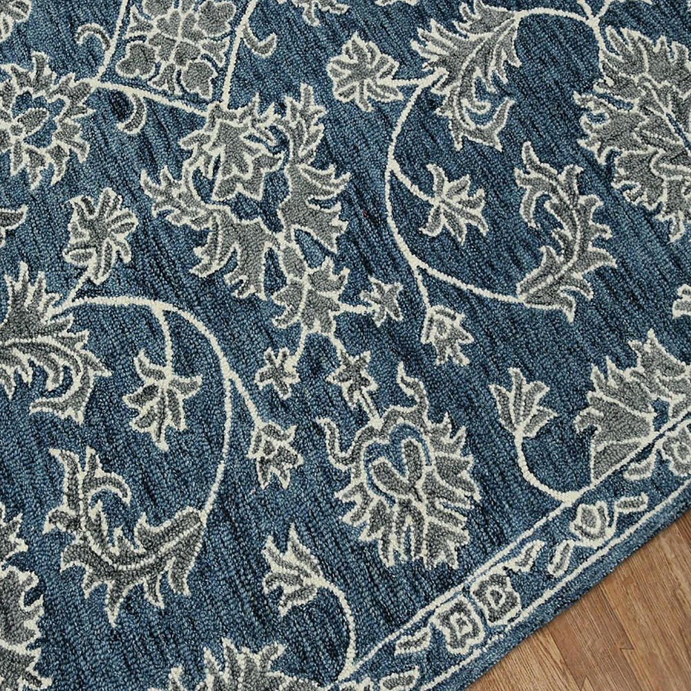 Amer Rugs Romania 8&#39; x 10&#39; Navy Area Rug, , large