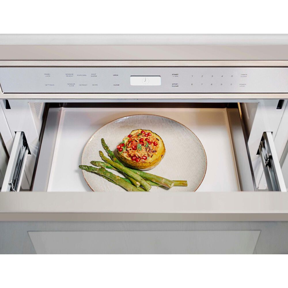 Thermador 24" Professional BuiltIn Micro Drawer Microwave in Stainless