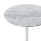 HOMLUX 15.5" End Table with Adjustable Height in Gray, , large