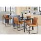 Lumisource Fuji Side Chair with Camel Cushion in Black (Set of 2), , large