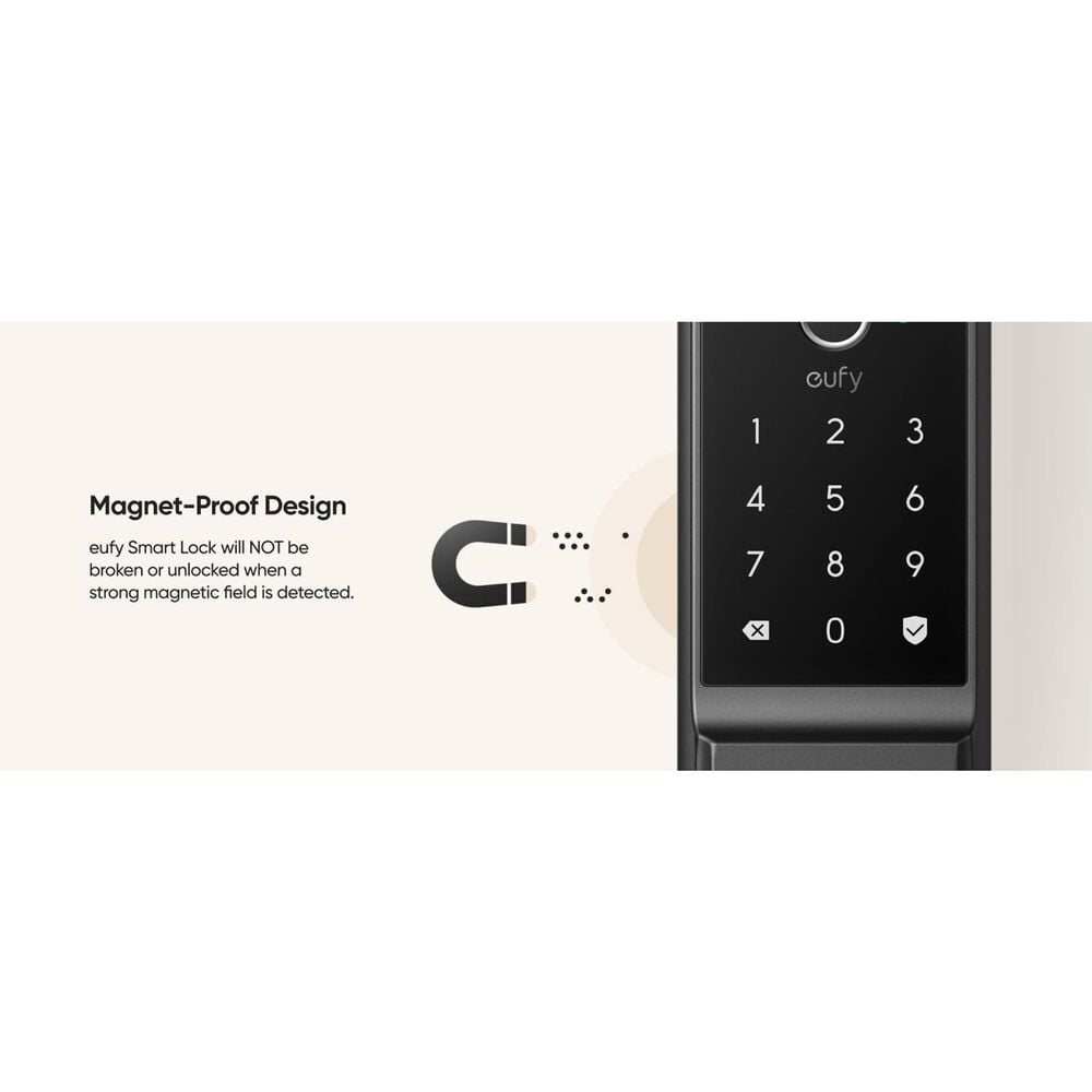eufy Smart Lock C220 with Fingerprint ID in Black, , large