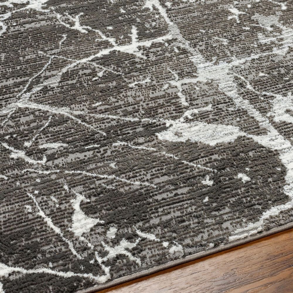 Surya Alder 7&#39;7&quot; x 10&#39; Gray, Tan, Charcoal, Ivory, Cream and Taupe Area Rug, , large