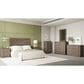 Lemoore Essential Twin Panel Headboard in Weathered Gray Ash, , large