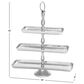 Novogratz 3-Tier Metal Rectangle Server in Silver, , large