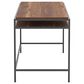 Sauder Nova Loft Writing Desk in Grand Walnut and Black, , large
