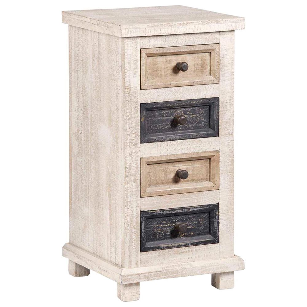 Tiddal Home Sallie Chairside Chest in Earth Tones, , large