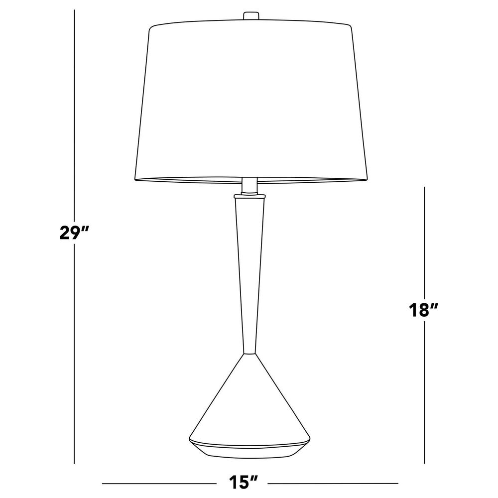 LumiSource Diva Metal Table Lamp in Brushed Nickel (Set of 2), , large