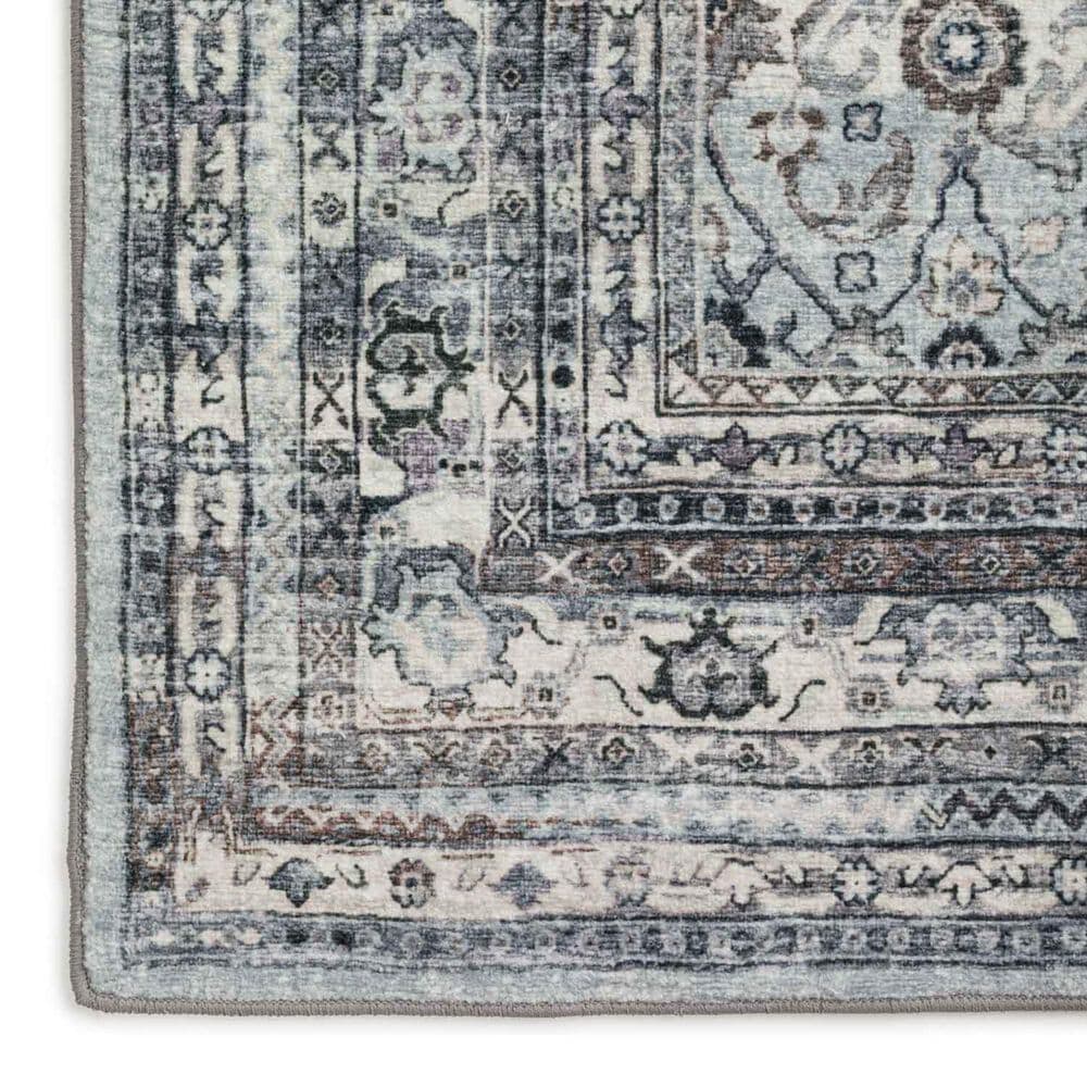 Dalyn Rug Company Jericho JC7 2&#39;6&quot; x 12&#39; Pewter Indoor/Outdoor Runner, , large