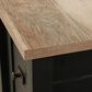 Sauder Cottage Road Double Pedestal Desk in Raven Oak and Lintel Oak, , large