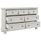 Ashley Robbinsdale 3 Piece King Bedroom Set in Antique White, , large