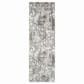 Surya Solar 3" x 9"10" Black, Gray, Charcoal, Saffron and White Runner, , large