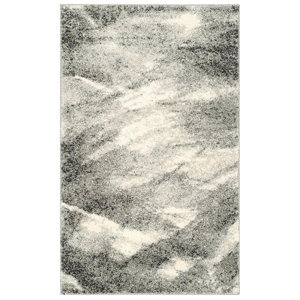 Safavieh Retro RET2891-8012-24 2"6" x 4" Grey/Ivory Area Rug, , large